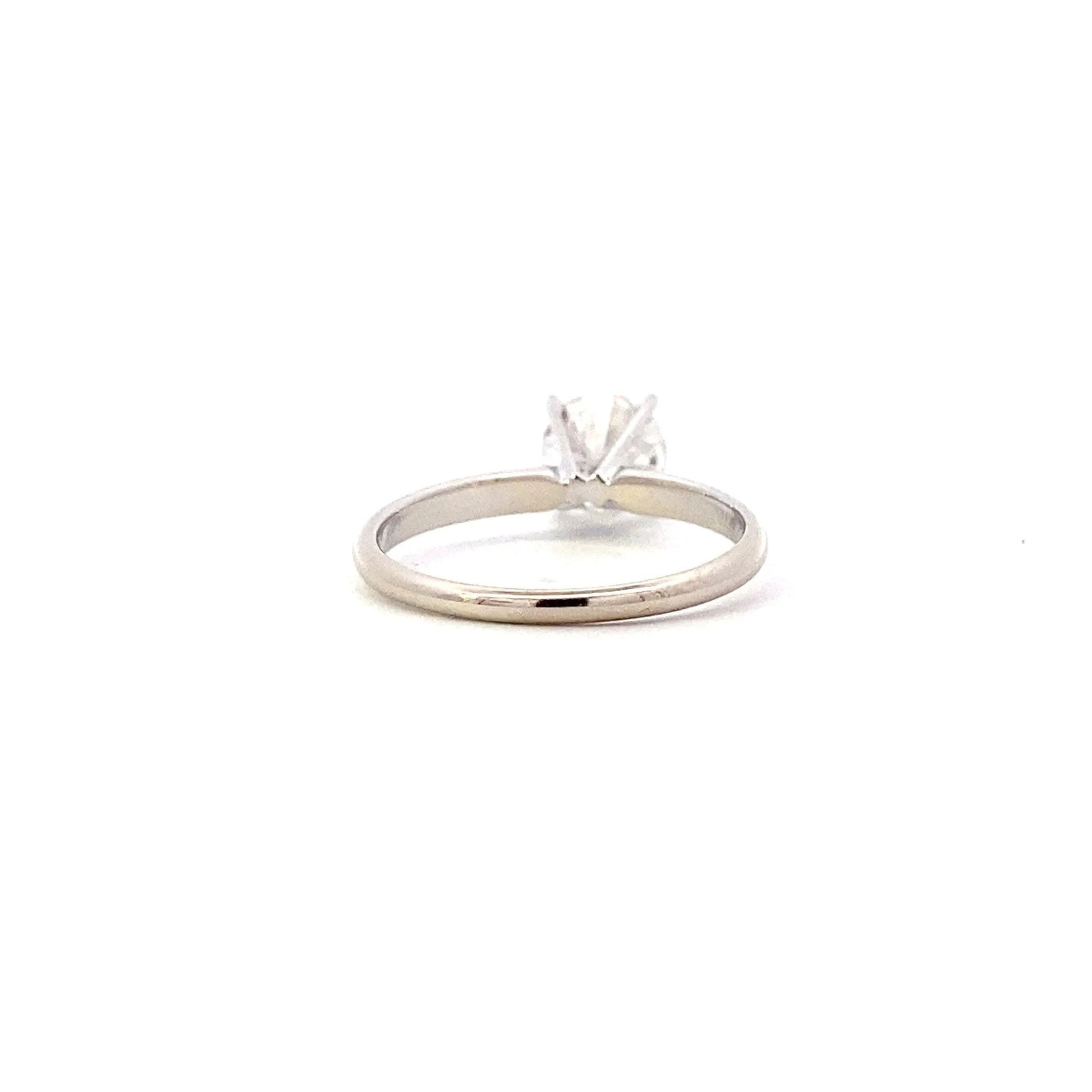 14K White Gold Women's Diamond Solitaire Ring - 1.15ct - Image 4