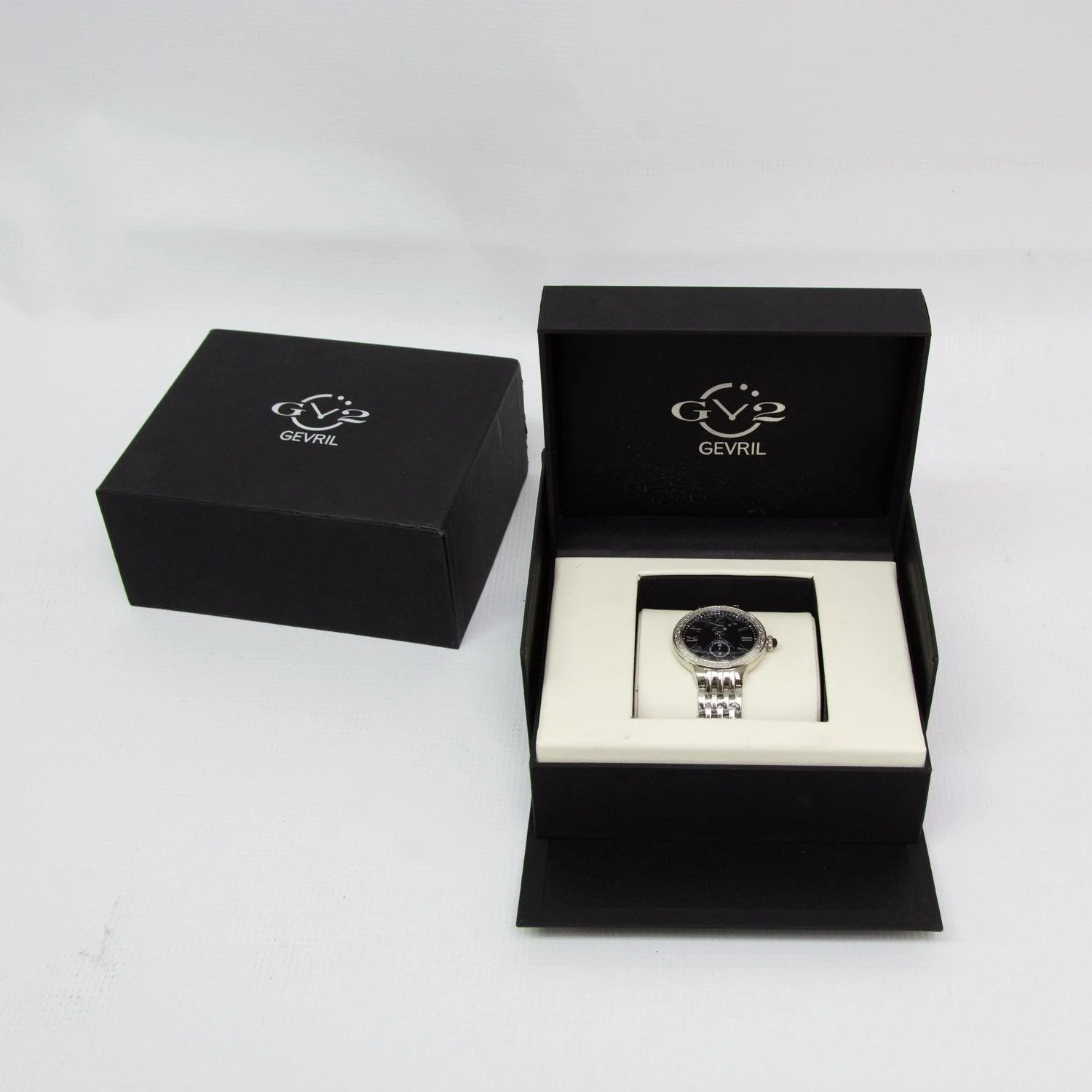 Gevril Astor Limited Edition Stainless Steel Wristwatch & Original Box - Image 6