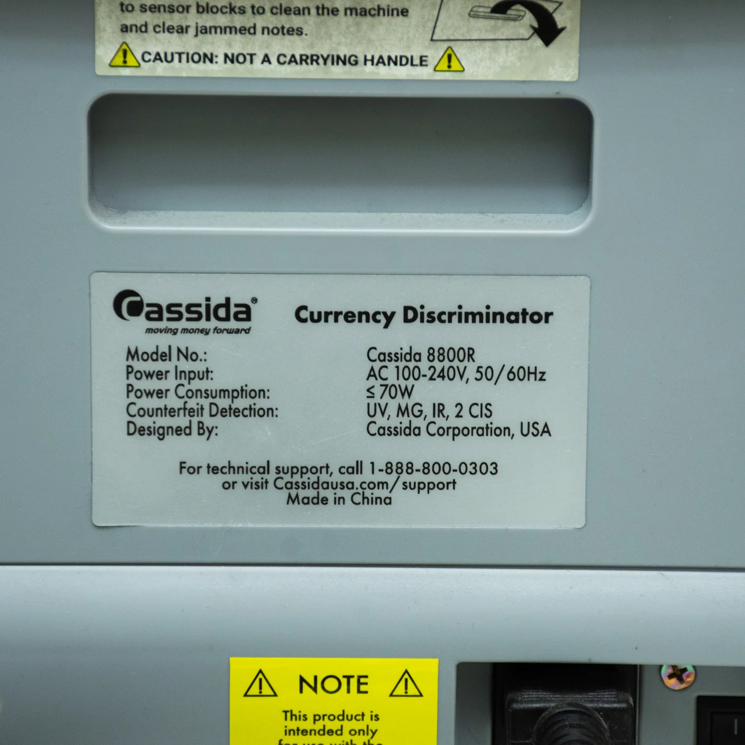 Cassida 8800R Money Counter Machine - Image 4