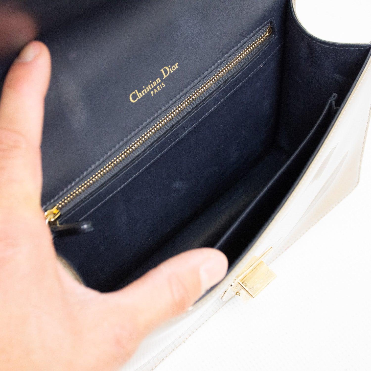 Dior Micro Cannage Diorama - Gold Metallic Purse - Medium - Image 13