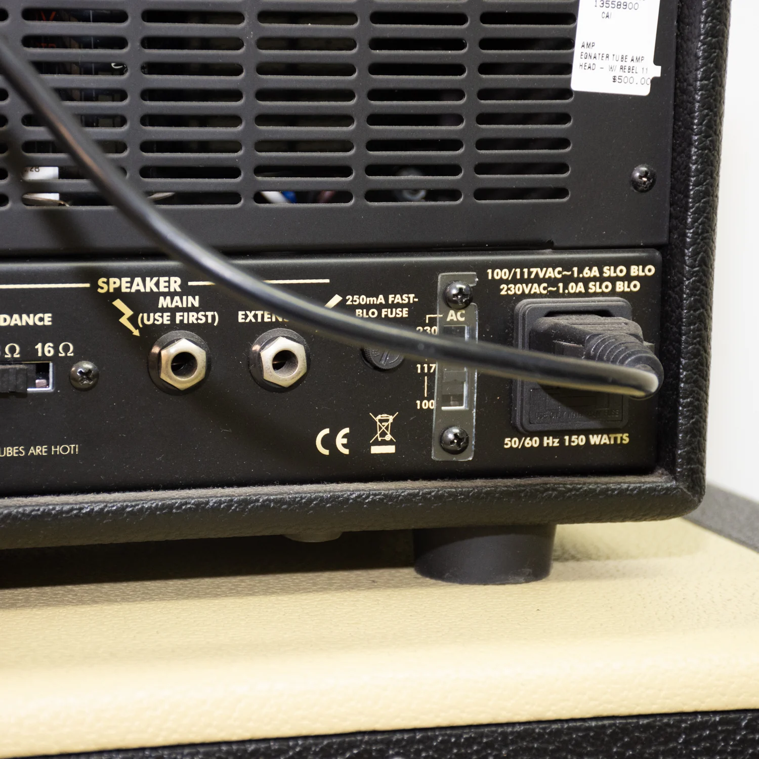 Egnater Tweaker Tube Amp Head & Rebel 112x Amp Combo - Image 10