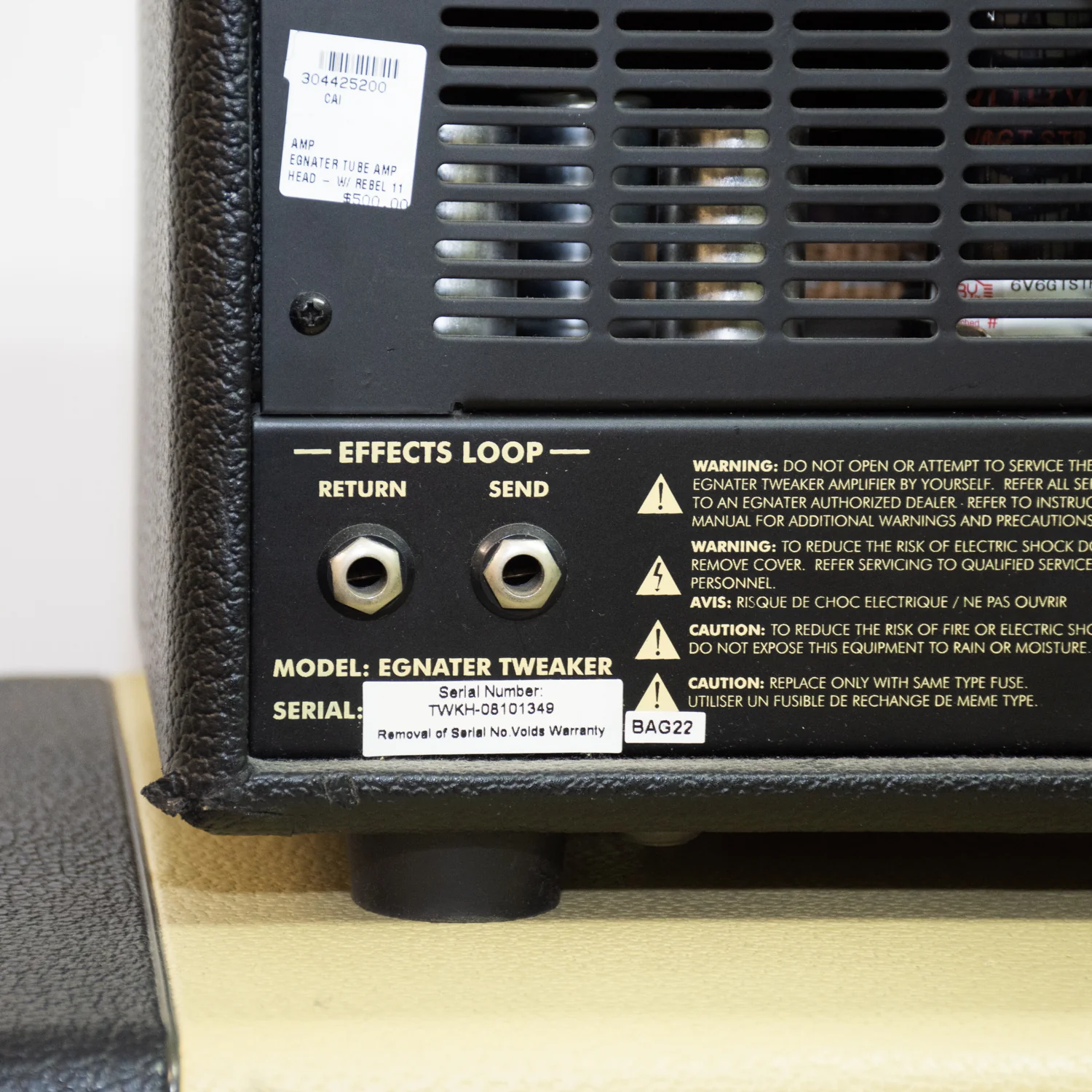 Egnater Tweaker Tube Amp Head & Rebel 112x Amp Combo - Image 8