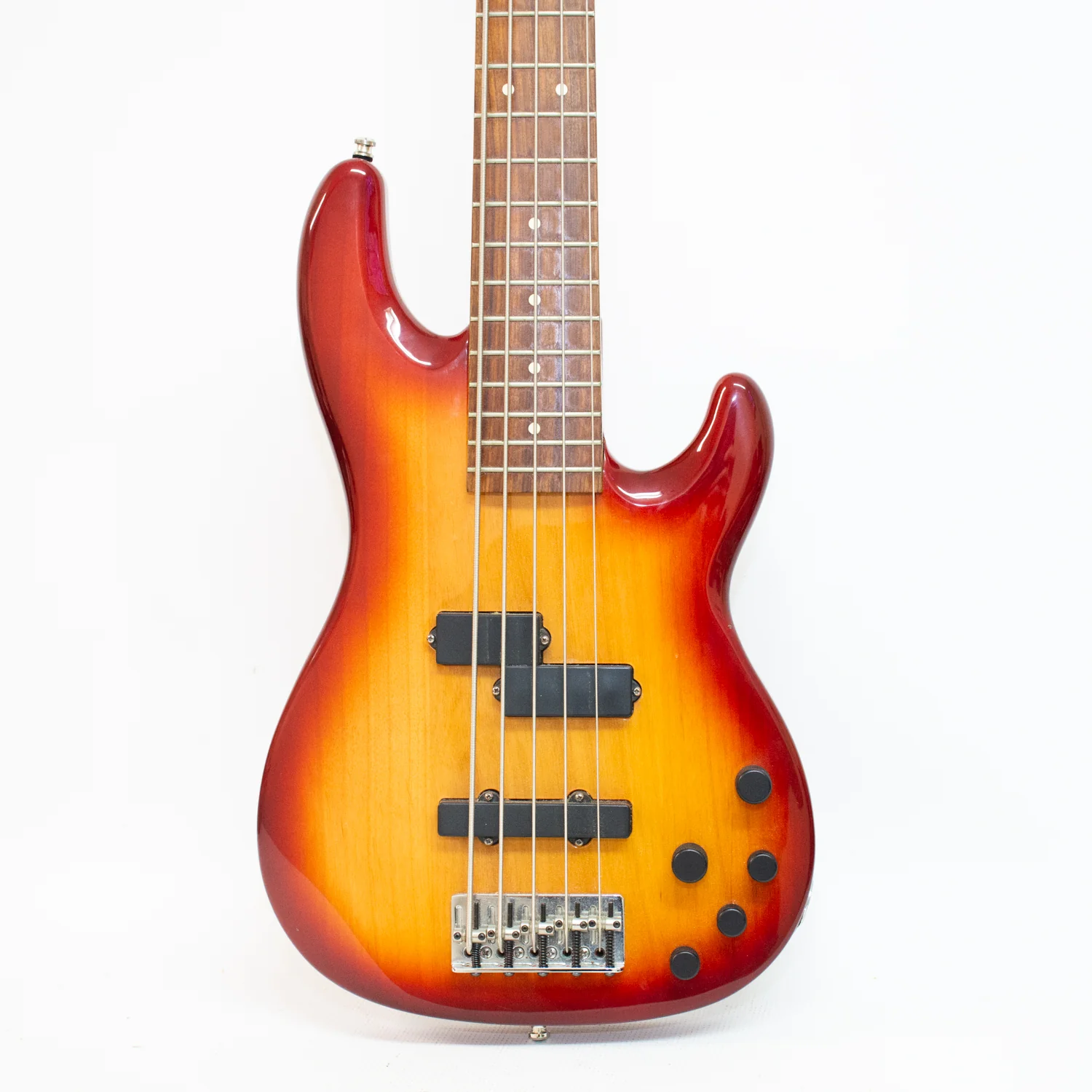 Fender Deluxe Zone 2006 5-String Sunburst Bass Guitar - Image 4