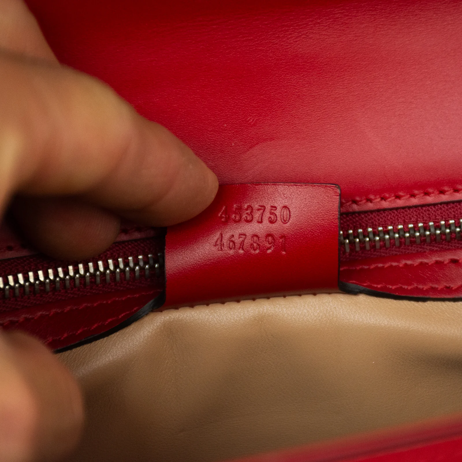 Gucci 453750 Shoulder Handbag 2-Way Lilith Bamboo Coral Snake - Red Leather - Image 18