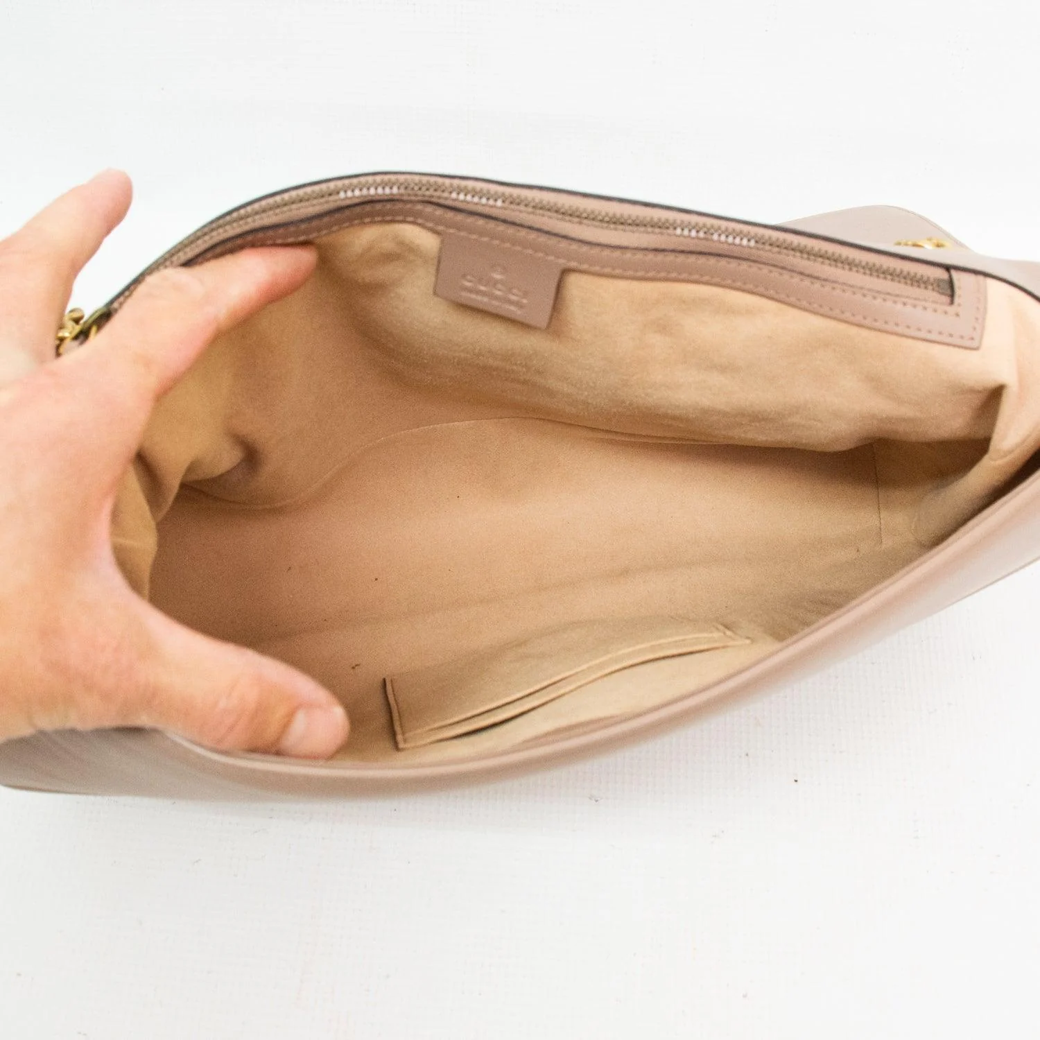 Gucci Marmont Large Matelasse Dusty Pink/Tan Purse - 631764 - Image 13