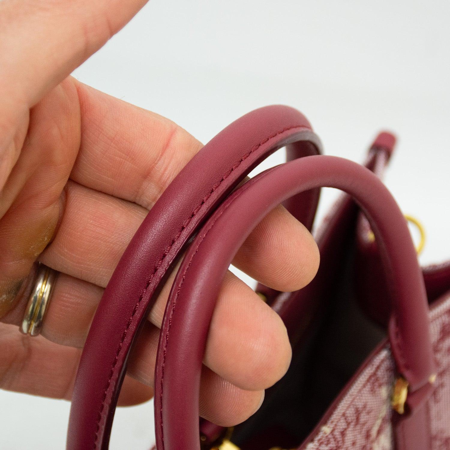 MCM Vintage Jaquard Monogram Canvas 2-Way Bag - MWTBATQ02RE001 - Image 8