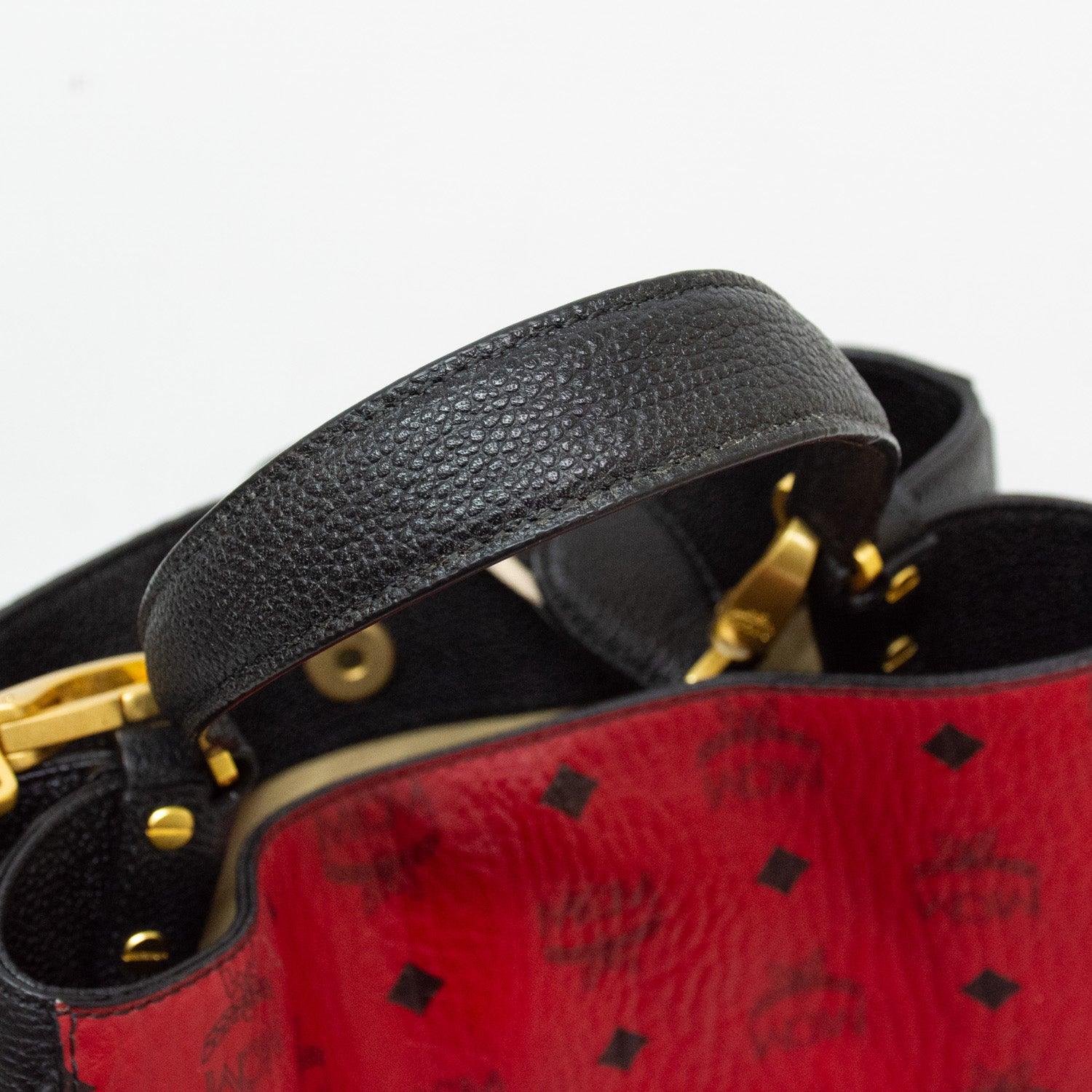 MCM Visetos Corina Tote Shoulder Bag - MWS8SF016RU - Image 11