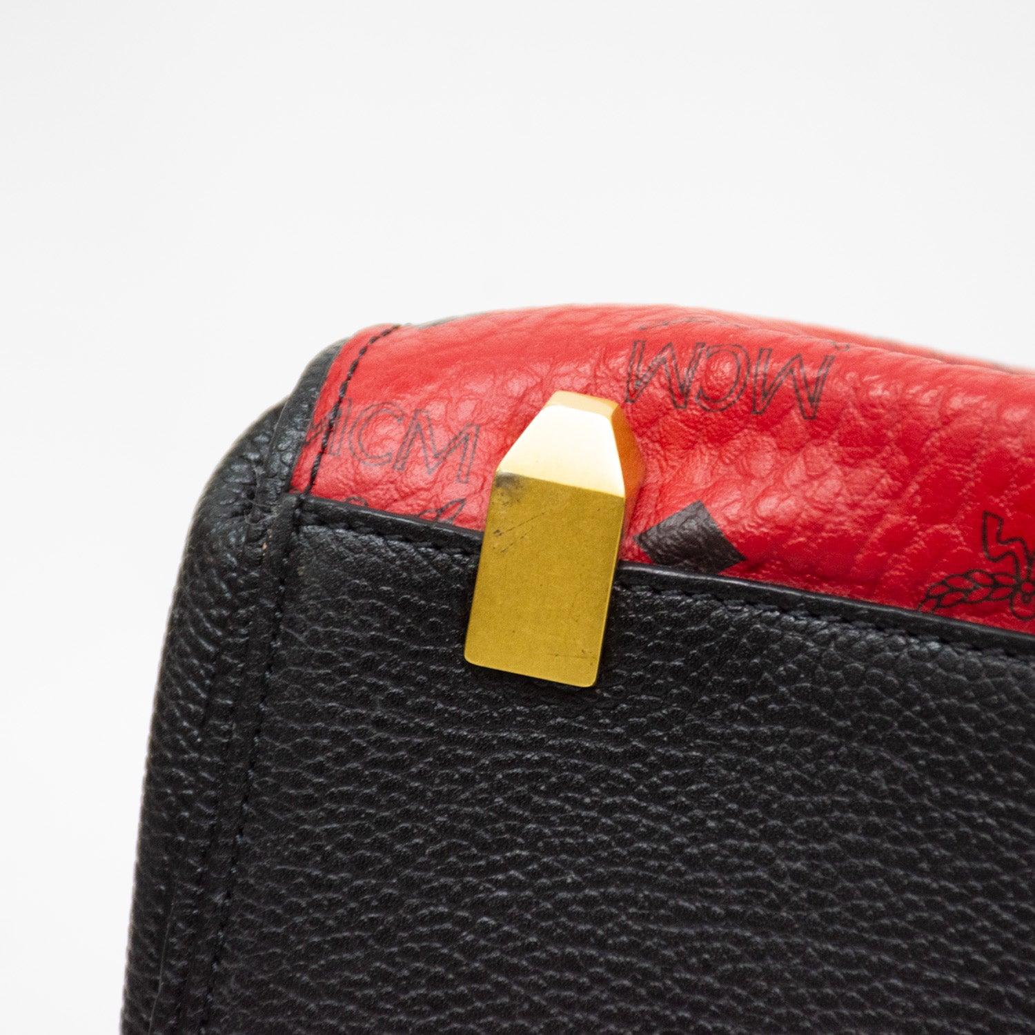 MCM Visetos Corina Tote Shoulder Bag - MWS8SF016RU - Image 12