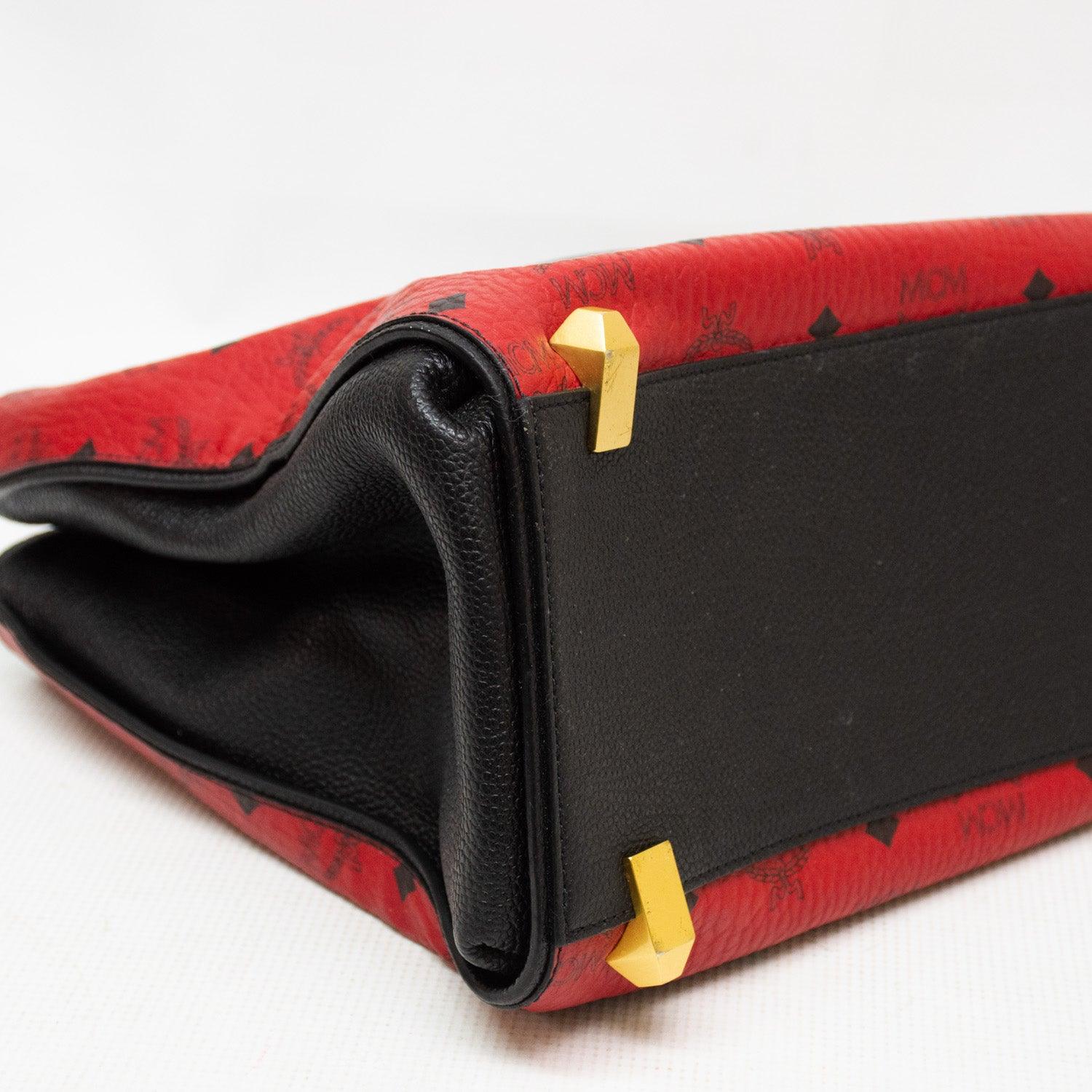 MCM Visetos Corina Tote Shoulder Bag - MWS8SF016RU - Image 5