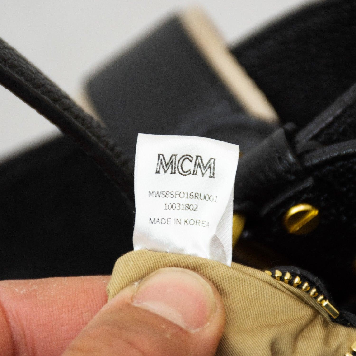 MCM Visetos Corina Tote Shoulder Bag - MWS8SF016RU - Image 8